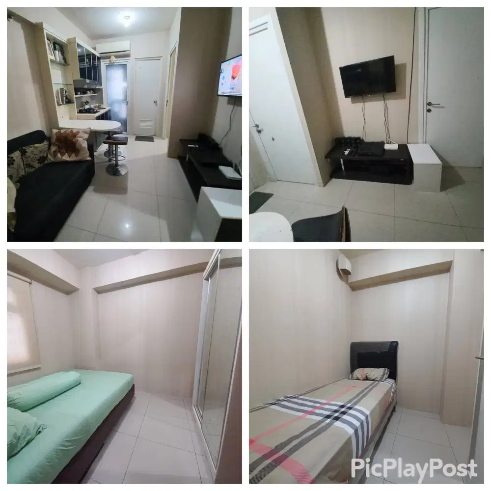 Green Pramuka City Tower Chrysant Full Furnish Bagus
