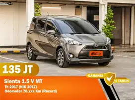 TOYOTA SIENTA 1.5 V MANUAL 2017