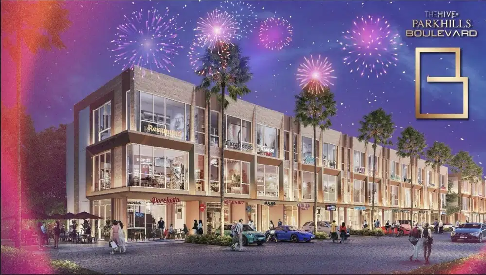 Dijual ruko gandeng 2 Park Serpong tipe B