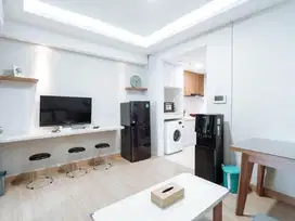 Apartemen 1BR Full Furnished Hadap Danau 15min Karawaci Tangerang