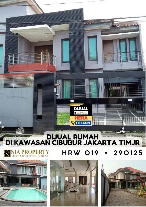 DIJUAL RUMAH MEWAH DI KELAPA DUA WETAN CIBUBUR JAKARTA TIMUR