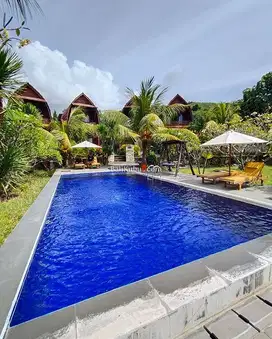 AMS-024.AST | Jual Joglo Guesthouse Tepi Pantai 8 kamar di Nusa Penida