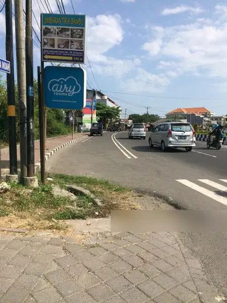Tanah super langka pinggir jalan utama badung jimbaran