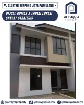 RUMAH SIAP HUNI 2 LANTAI CLUSTER SERPONG JAYA .DM51.