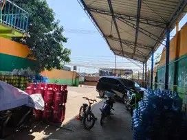 Dijual kavling / gudang komersial legok persis pinggir jalan raya