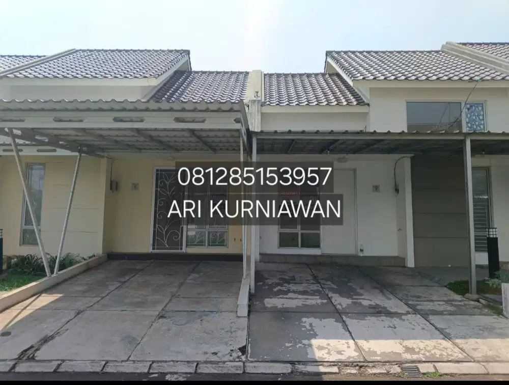 Langka bngt Rumah Gandeng cluster amalfi village 2unit 14x16 3,3m nego