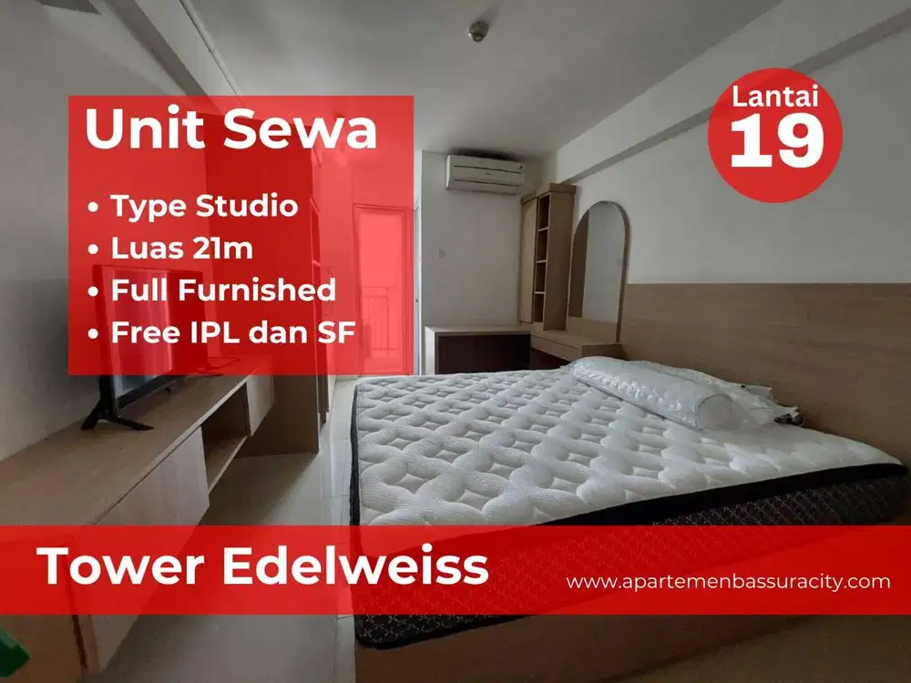 Sewa Studio Furnished apartemen Bassura City