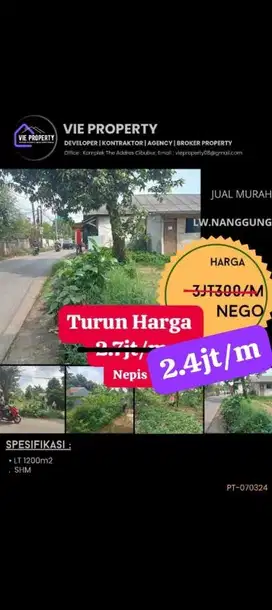 JARANG ADA TANAH KAVLING MURAH LEUWINANGGUNG DEPOK