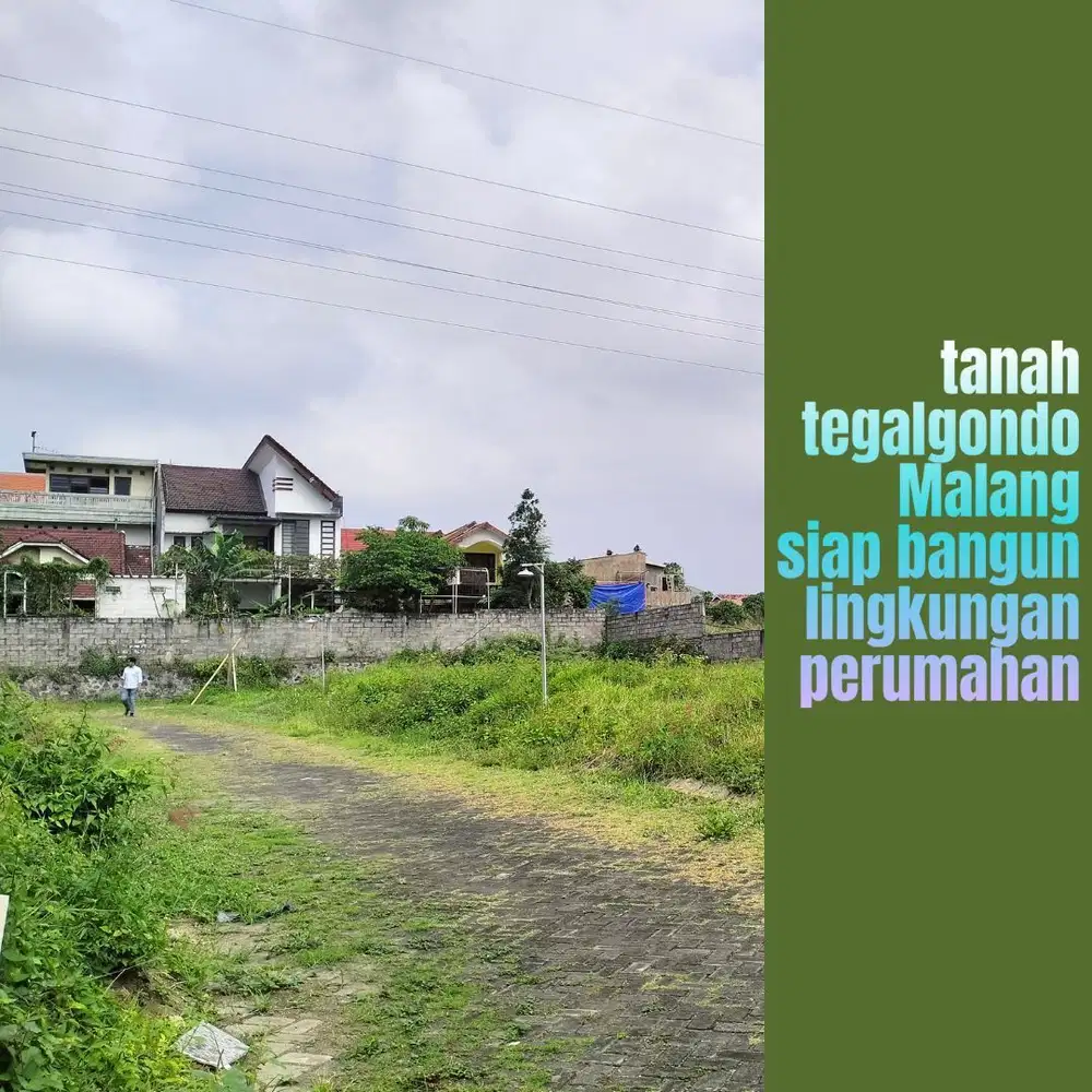 Tanah Kavling Eksklusif Dekat Kampus UMM   Tegalgondo