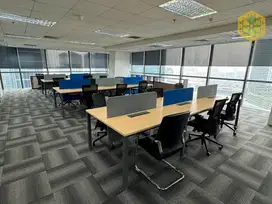Available space kantor furnished di UOB Plaza, Jakarta Pusat