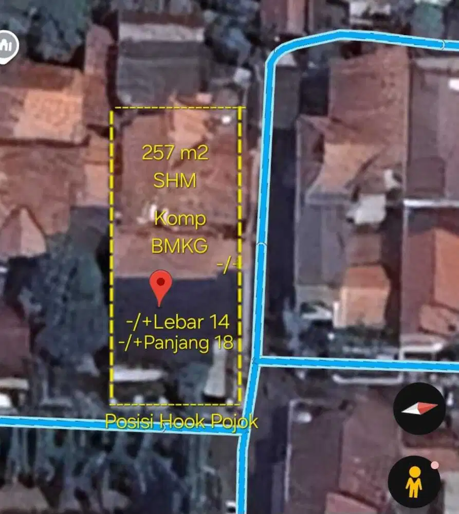 TANAH POSISI HOOK DI KOMPLEK BMKG PONDOK BETUNG TANGERANG SELATAN