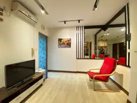 2br furnish bagus lantai parkit Apt.Mediterania 1 dekat neo soho, CP