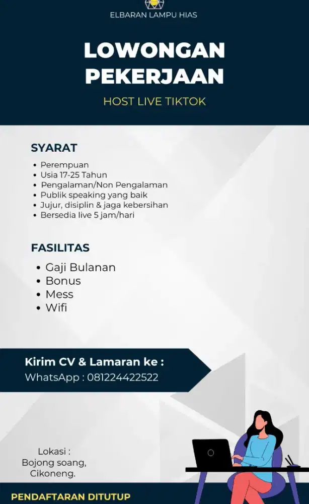 Host live buat perempuan