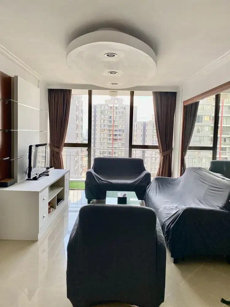 Disewakan 2BR Taman Rasuna Siap Huni Lantai Tinggi