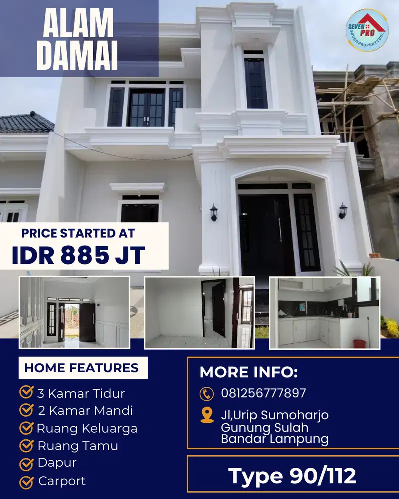 RUMAH MEWAH DEKAT RUMAH SAKIT URIP SUMOHARJO