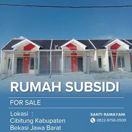 RUMAH SUBSIDI DAERAH BEKASI,RUMAH READY,DEKET STASIUN K.A