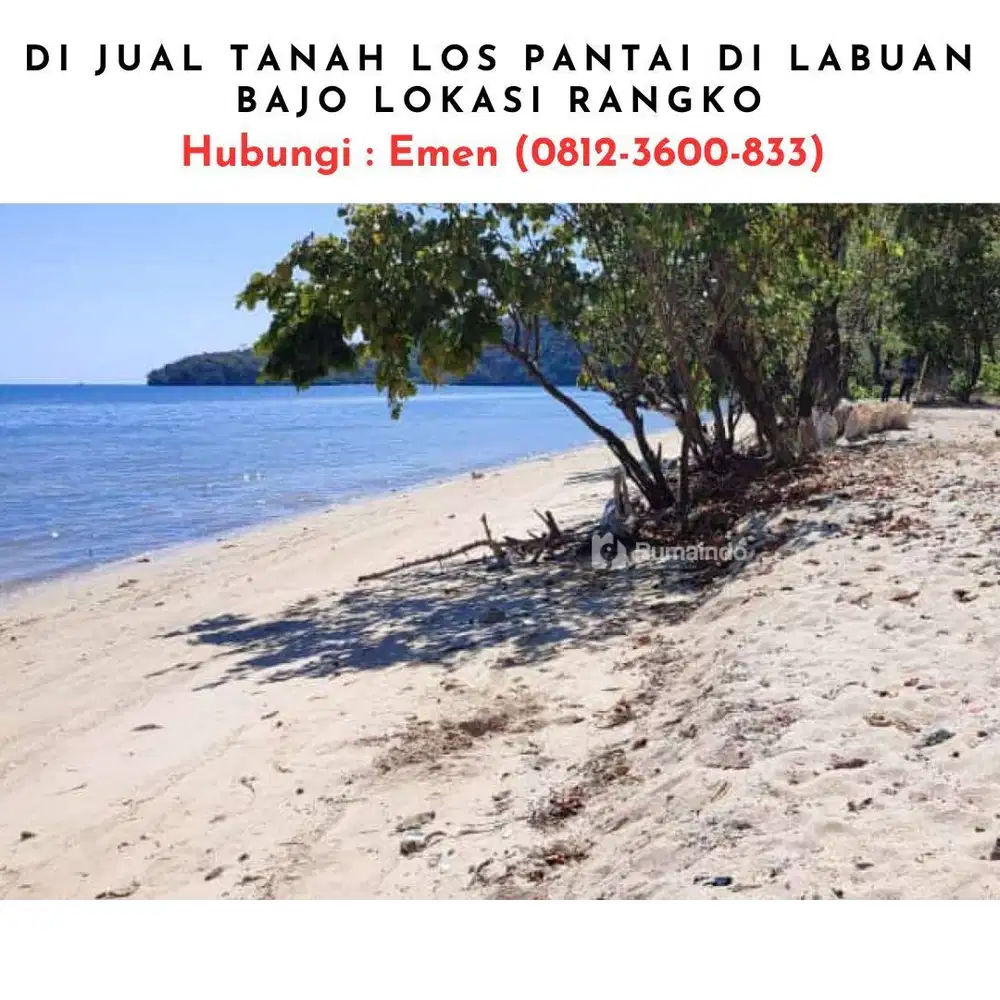 Di Jual Tanah Los Pantai di Labuan Bajo lokasi Rangko
