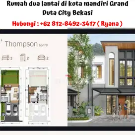 Rumah Dua Lantai Di Kota Mandiri Grand Duta City Bekasi