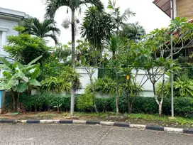 Tanah 555 m Ngantong Depan Taman di Jl Neptunus Villa Cinere Mas