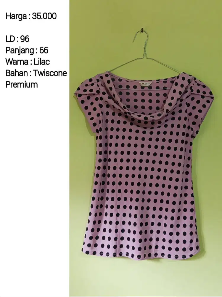 Blouse Polka Lilac