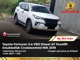 [ GARANSI 5TH ] Toyota Fortuner 2.4 VRZ Diesel AT Putih 2019/2020