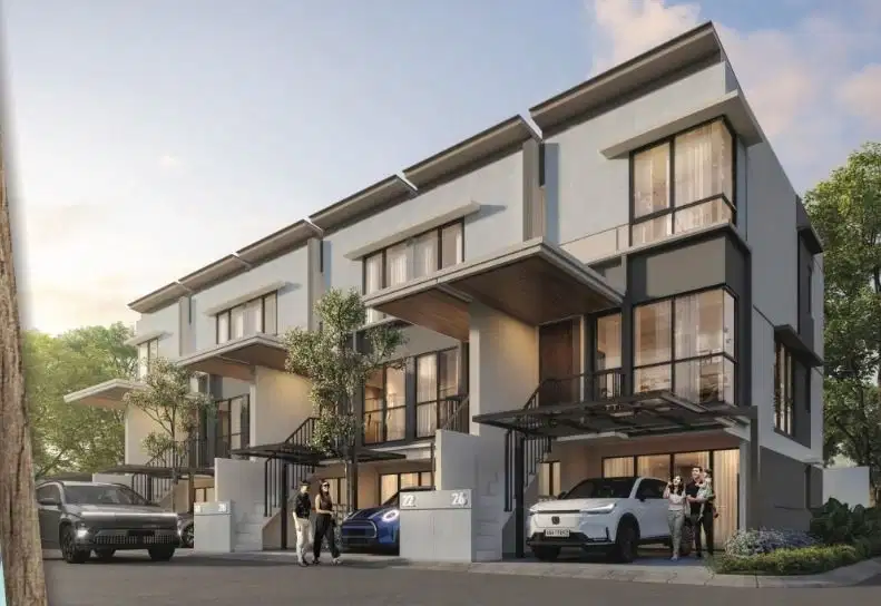 TREETOPS PARK SERPONG HUNIAN 3 LANTAI DENGAN SKYLIGHT START 629 JUTA