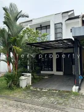 rumah dua lantai, clstr albera foresta di bsd, lok strategis dekat tol
