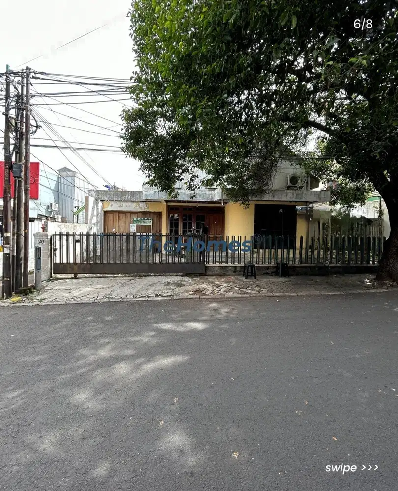 RUMAH TUA MURAH SEKALI HITUNG TANAH AKSES JALAN 3 MBL LEBAR TEBET SHGB