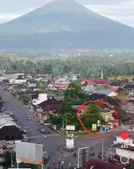 Ruko 3 Lantai di Pagar Alam Cocok Home Stay, Bank, Tempat Tinggal