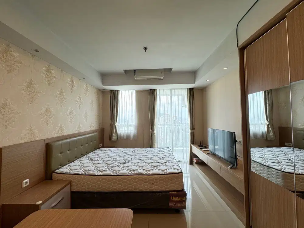 Sewa tahunan apartemen springhill terrace studio 1 kamar furnish