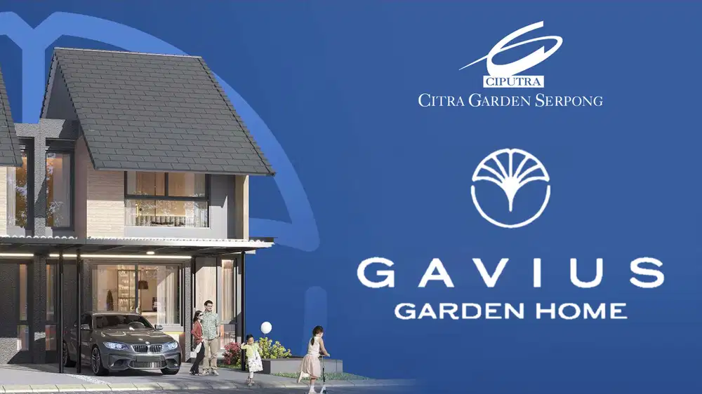 Dijual Rumah Gavius Garden Home @Lacovia di Citra Garden Serpong, Tgr