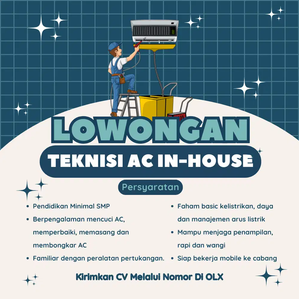 Lowongan Teknisi AC Internal