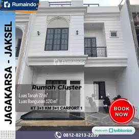 Dijual Murah Rumah Cluster di Aselih Jagakarsa Jakarta Selatan