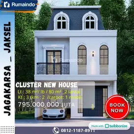 Dijual Rumah Cluster American Classic di Jagakarsa Jakarta Selatan