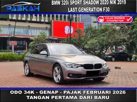 Bunga=4,5% Odo=34k PAJAK=FEB-2026 BMW 320i Sport Shadow 2020 NIK 2019