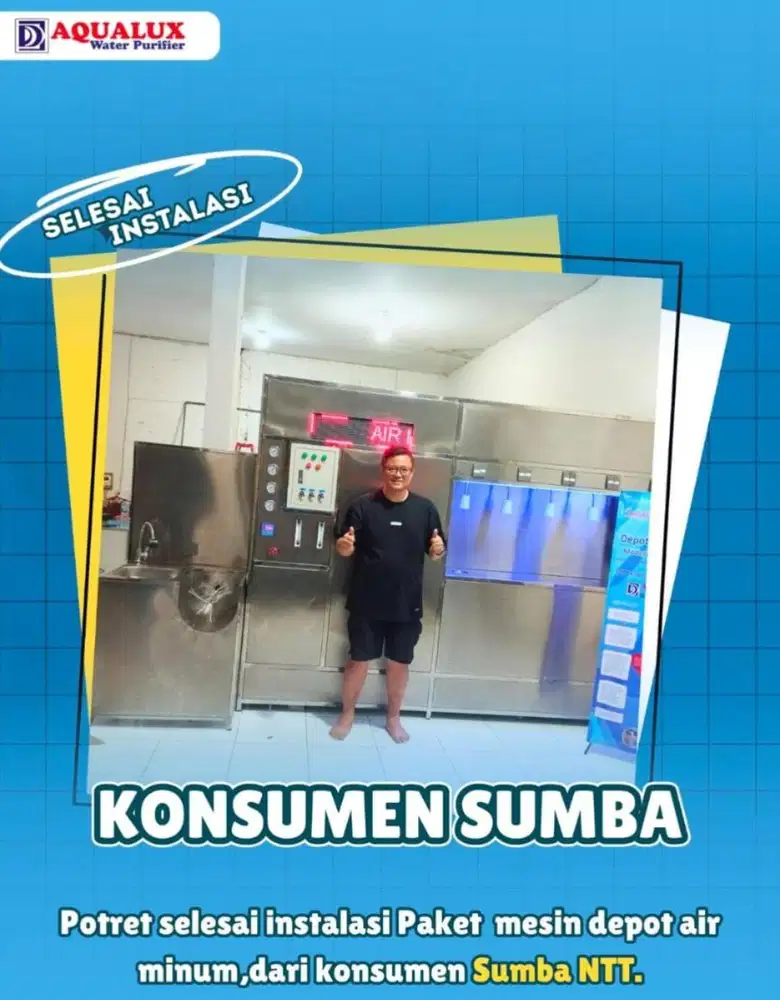 Jasa Pemasangan Bisnis Air Minum Isi Ulang SNI