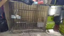 Kandang kucing lipat ukuran 60x50x45(PxTxL)