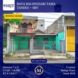 JUAL TANAH RAYA BALONGSARI TAMA SURABAYA TANDES ROW JALAN 8 METER