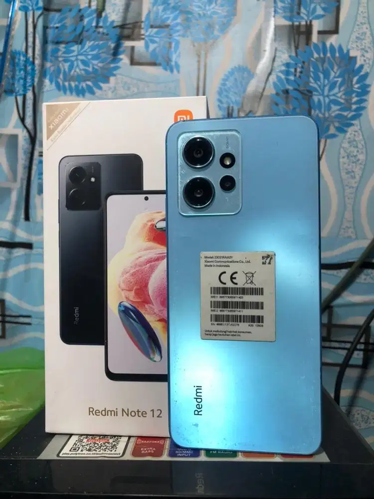 Redmi note 12 8/128 gb full set mulus bisa tukar tambah