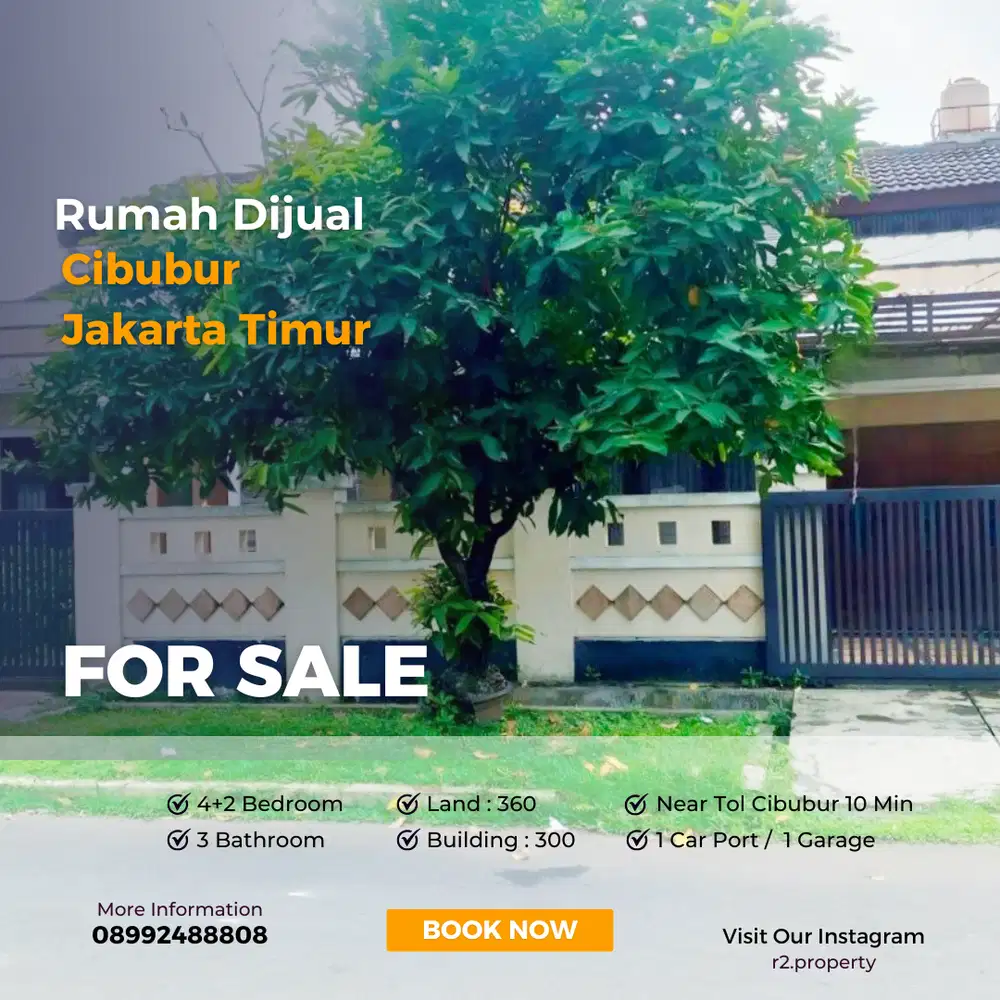 Rumah Dijual di Jakarta Timur Cibubur