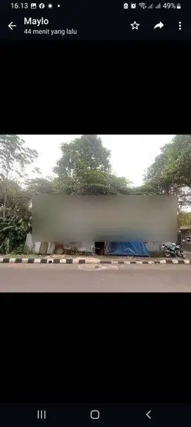 Tanah kosong di jl Margsatwa