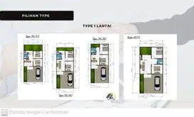 rumah modern split level