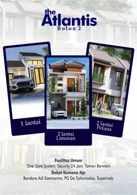RUMAH 1 LANTAI DI BOLON COLOMADU SOLO DEKAT BANDARA