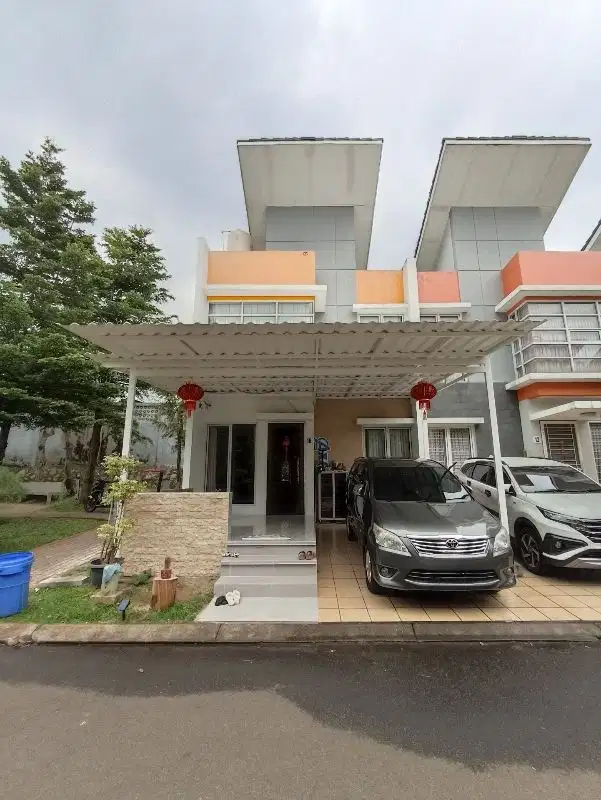 Rumah Milano Village Semifurnish Sebelah Taman