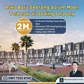 Ruko baru sebrang sorum mobil terbesar gading serpong ILLAGO Grande