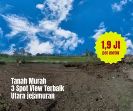 Tanah Murah Sleman, View Terbaik, 1 Jt-an/m
