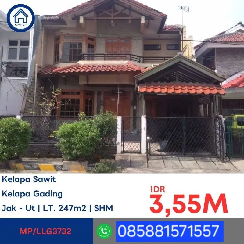RUMAH CASH ONLY KELAPA GADING JAKARTA
