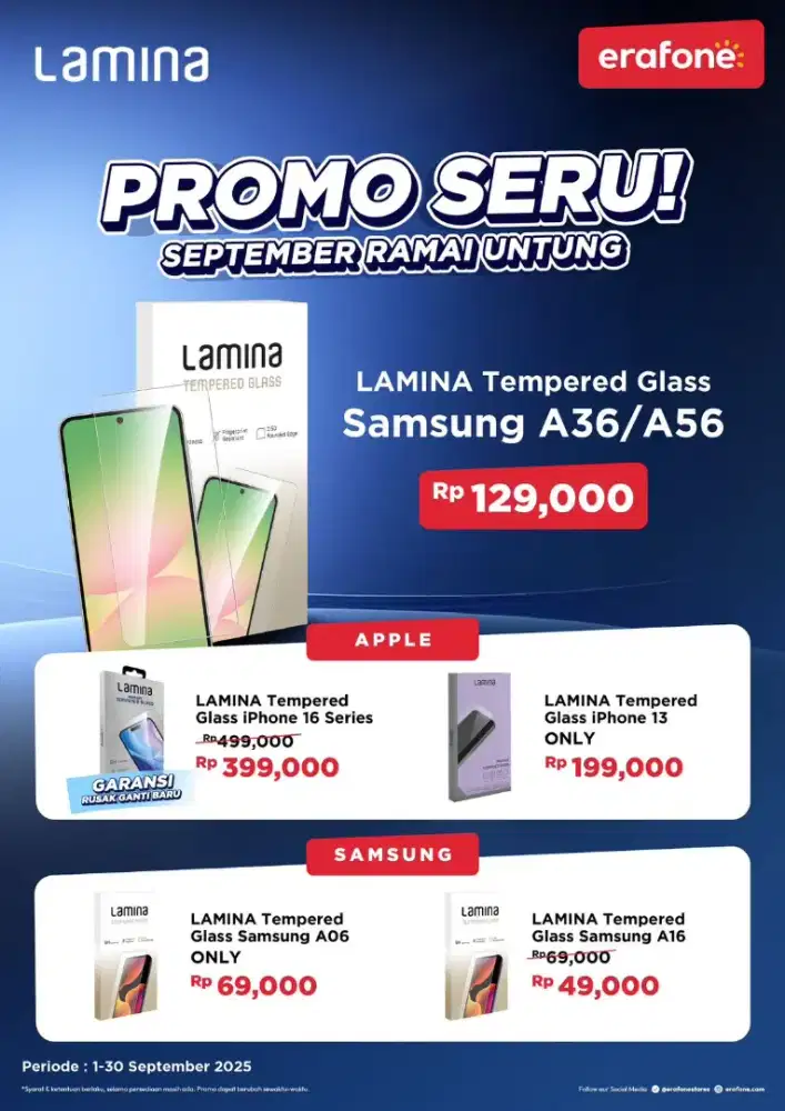 Tempered Glass Lamina PROMO