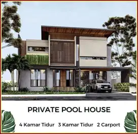 Rumah Ada Inner Garden di Jl. Kaliurang Jogja Cantik
