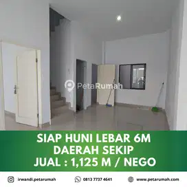 Siap huni lebar 6m komplek the boston daerah sekip kota medan